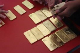 47 batang emas ilegal jadi barang bukti kasus di Polresta Pontianak