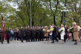 Latvia peringati ulang tahun ke-35 pemulihan kemerdekaan