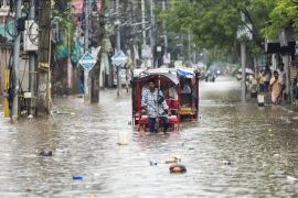 Korban tewas akibat hujan deras monsun di India jadi 450 orang