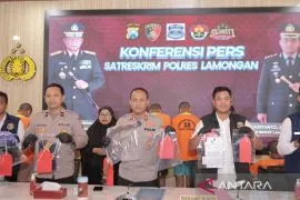 Polres Lamongan tangkap dua terduga pelaku kekerasan tewaskan remaja