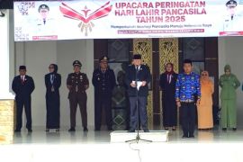 Bupati H Bahrul Ilmi berharap peringatan Hari Lahir  Pancasila bukan sekedar seremonial