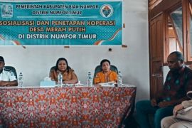 Pemkab Biak Numfor sebut telah membentuk 192 Koperasi Desa Merah Putih