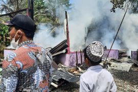 Satu rumah di Babalan Langkat terbakar,  tak ada korban jiwa