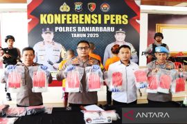 Polres Banjarbaru ungkap 10,3 kilogram sabu-sabu berasal Pontianak Kalbar