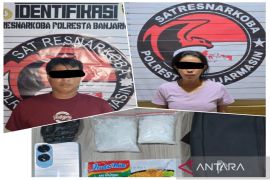 Bersepakat jual sabu 98,59 gram dua pelaku diringkus Polresta Banjarmasin