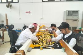 Mengulik serba-serbi pembuatan kiswa Kabah di King Abdulaziz Complex