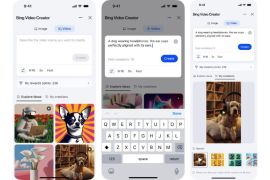 Pengguna Bing kini bisa buat video dari instruksi teks dengan AI