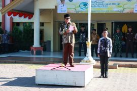 Bupati HSU pimpin apel Peringatan Hari Lingkungan Hidup Se dunia 2025