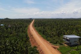 Progres relokasi jalan di Pelabuhan Kijing Kalbar capai 59 persen