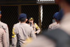 Polres sebar personel di lokasi strategis untuk amankan laga Indonesia lawan China