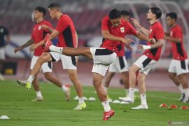 Timnas Indonesia jalani latihan tatap laga krusial lawan China Page 1 Small