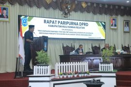 DPRD HSS rapat paripurna penyampaian raperda pertanggungjawaban APBD 2024
