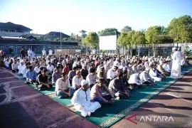 Lapas Tanjungpandan sembelih lima ekor hewan kurban