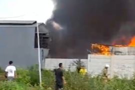 Kabakaran hari ini di Penjaringan Jakut, 17 mobil damkar dikerahkan