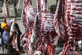 Berbagi daging hewan kurban di Hari Raya Idul Adha 1446 H