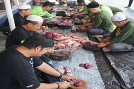 Pemkab Banjar apresiasi FJB berbagi daging kurban saat Idul Adha