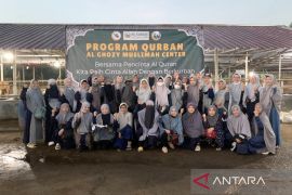Yayasan AMC Bogor  tebar kurban 22 sapi untuk pengajar Quran dan warga
