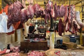 Harga daging sapi naik jadi Rp134.775/kg, cabai rawit merah Rp51.355/kg