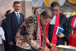 Diresmikan Gubernur, Warga Yafila Malteng miliki gedung gereja setelah 11 tahun pembangunan