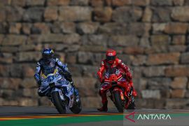 Marc Marquez finis tercepat di MotoGP Aragon