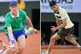 Jannik Sinner dan Carlos Alcaraz siap duel di final French Open di Roland Garros
