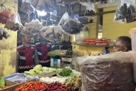 Polres Lingga patroli preventif di pasar tradisional guna cegah premanisme