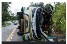 Bus mahasiswa di Malaysia kecelakaan, 15 orang dilaporkan tewas