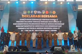 Kementerian P2MI dan Forkopimda Sulteng deklarasikan anti TPPO
