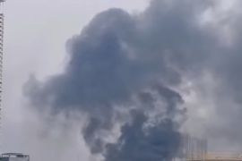 Kebakaran hebat melanda area Terminal Rawa Buaya Cengkareng