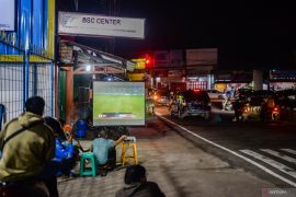 Nobar Timnas Indonesia lawan Jepang di sejumlah kota