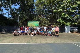 Komunitas remaja tenis Lampung hidupkan Fun Games sebagai ajang silahturahmi