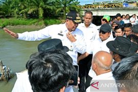 Gubernur Sumut segera  perbaiki irigasi yang jebol di Batu Bara