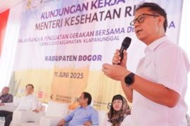 Menkes: Desa Klapanunggal Bogor contoh partisipasi publik dalam eliminasi TB