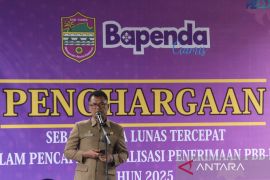 Bapenda Ciamis berikan hadiah sepeda motor desa tercepat lunasi PBB