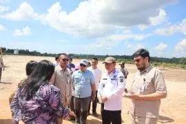 Asisten Deputi Kedeputian III KSP tinjau lahan Sekolah Unggul Garuda di Beltim