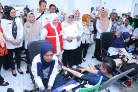 Dinkes Palembang jalankan program donor darah rutin tiga bulan sekali untuk tambah stok PMI