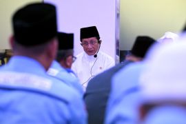 Menag Nasaruddin gelar doa bersama dengan petugas haji pasca-Armuzna
