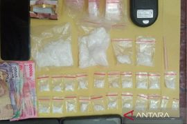 Polisi sita 96,18 gram sabu dari empat terduga pelaku narkotika di Palas