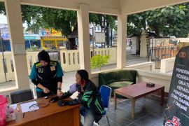 Polres Serang buka layanan kesehatan gratis untuk ojol