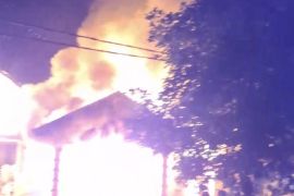Sebuah rumah permanen ludes terbakar di Pasaman, kerugian capai Rp500 juta (Video)