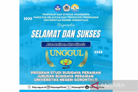 Program studi budidaya perairan FKTP UNG sukses meraih akreditasi unggul