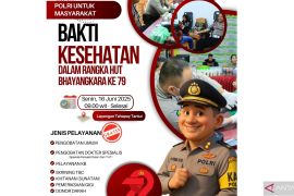 Polresta Ambon  buka layanan kesehatan gratis sambut HUT Bhayangkara
