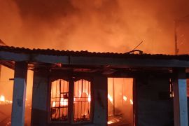 Sejumlah ruko di Fatmawati Jakarta Selatan terbakar