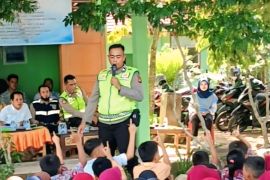 Polres OKU beri penyuluhan hukum kepada pelajar cegah kenakalan remaja