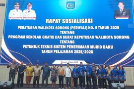272 sekolah di Kota Sorong terima Program Sekolah Gratis