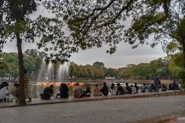 Taman Kambang Iwak jadi lokasi andalan nikmati libur akhir pekan di Palembang