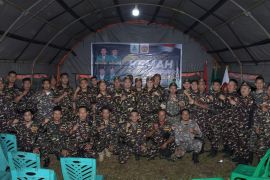 Ratusan anggota GP Ansor-Banser kemah Aswaja di Bangun Purba
