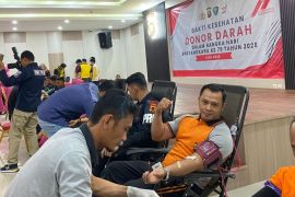 Polda Jambi gelar donor darah sambut HUT Bhayangkara ke-79