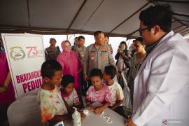 Polda Kepri gelar bakti kesehatan gratis, sasar 2.100 warga