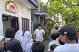 Puluhan siswa SD ikuti "Sinau Bareng Bung Karno Arek Suroboyo"